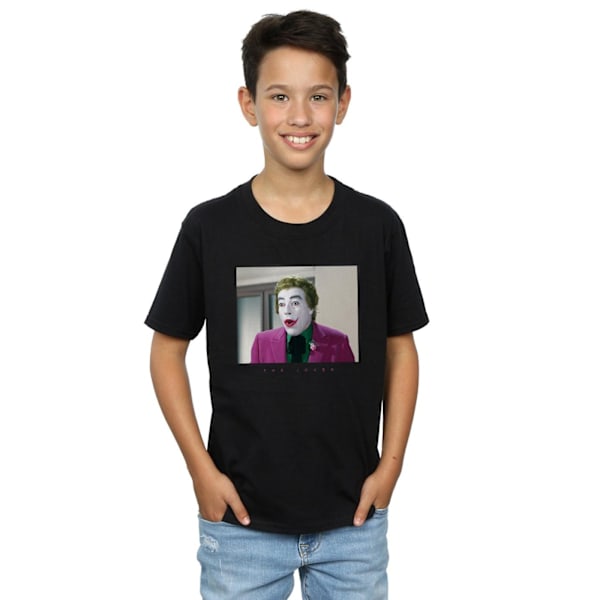 DC Comics Boys Batman TV-serie Joker Foto T-shirt 7-8 år Black 7-8 Years