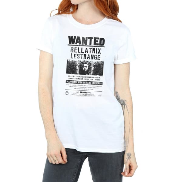 Harry Potter Dam/Dam Bellatrix Lestrange Efterlyst Affisch Co White 3XL