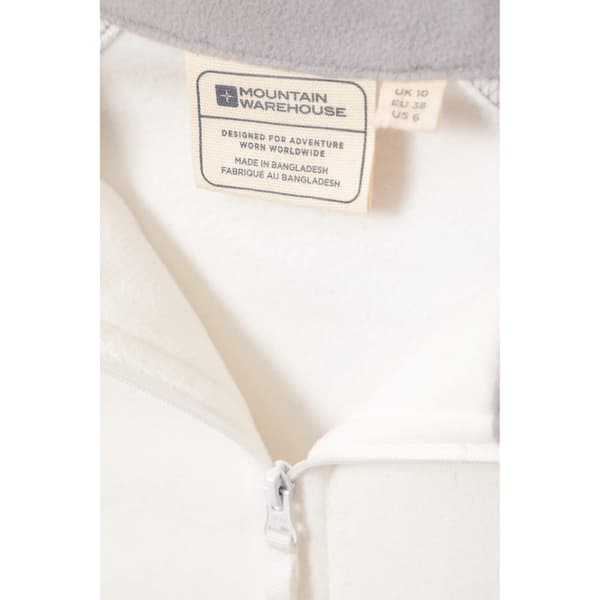 Mountain Warehouse Dam/Dam Montana Half Zip Fleecetröja 6 Beige 6 UK