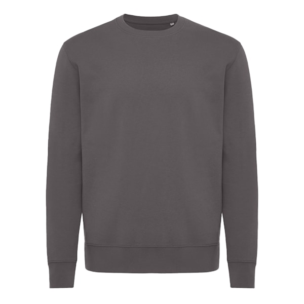 Iqoniq Unisex Vuxen Kruger Återvunnen Bomull Rund Hals Avslappnad Passform Anthracite XL