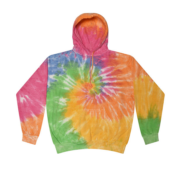Colortone Unisex Regnbåge Tie Dye Pullover Hoodie M Eternity Eternity M