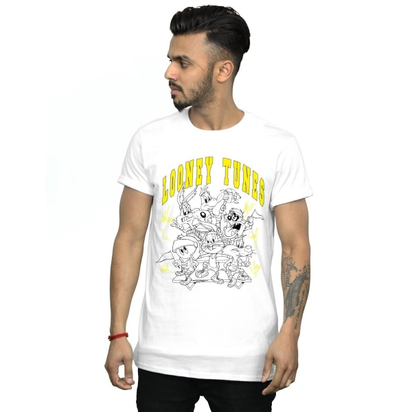 Looney Tunes Herr Basket Squad T-shirt S Vit White S
