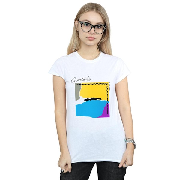 Genesis Womens/Ladies Abacab Multicolour Bomull T-Shirt L Vit White L