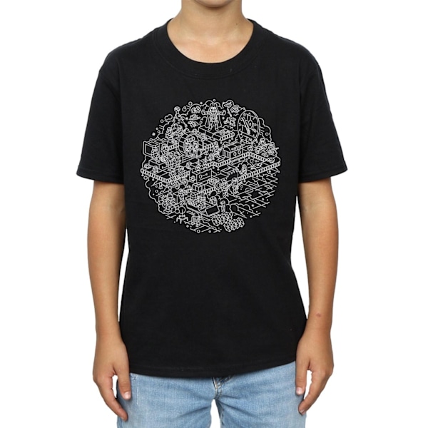 Star Wars Boys Jul Dödsstjärnan T-shirt 5-6 år Svart Black 5-6 Years