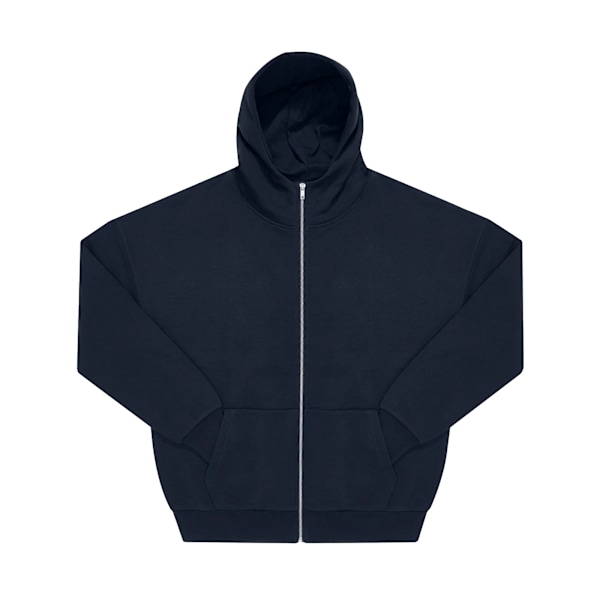 B&C Unisex Vuxen Influence Full Zip Hoodie S Marinblå Navy S