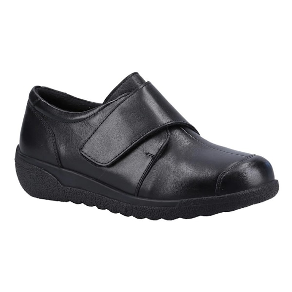 Fleet & Foster Damskor i Herdwick-läder, Casual, Storlek 4 UK Black 4 UK