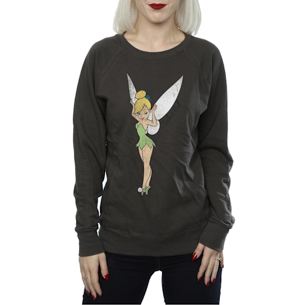 Tinkerbell Dam/Damer Klassisk Sweatshirt M Ljus Grafit Light Graphite M