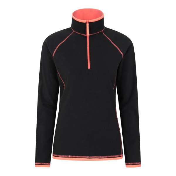 Mountain Warehouse Womens/Ladies Montana Half Zip Fleece Top 20 Jet Black 20 UK