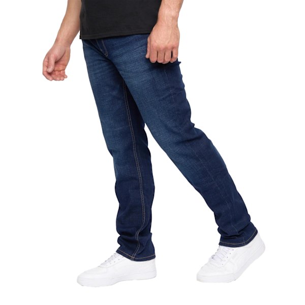 Smith & Jones Herr Nezzy Jeans med Raka Ben 32R Mörk Tvätt Dark Wash 32R