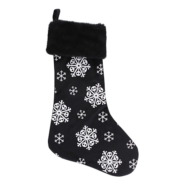 Something Different Creepy Julstrumpa One Size Svart/Vit Black/White One Size