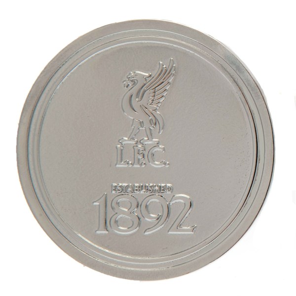 Liverpool FC Crest Car Badge One Size Silver Silver One Size