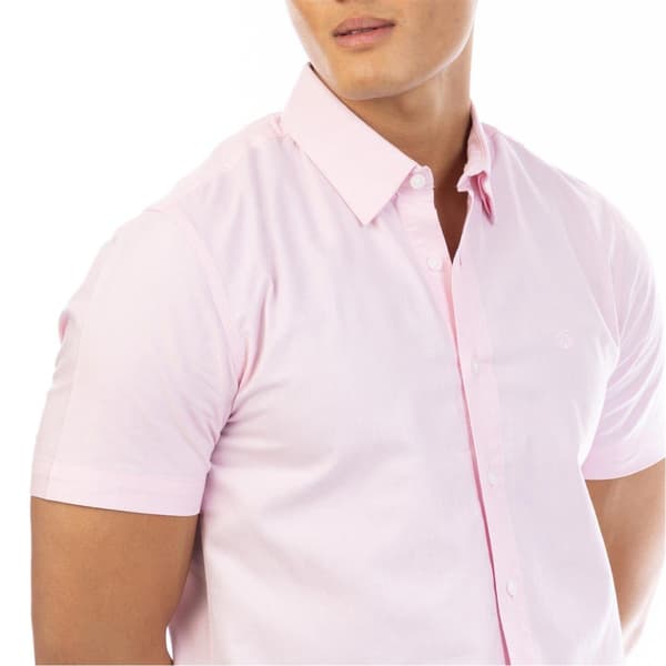Peter Werth Kortärmad Herrskjorta S Rosa Pink S