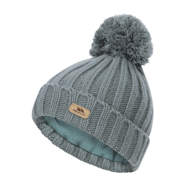 Trespass Thorns Bobblehatt för barn 5-7 år, Grön Spruce Green 5-7 Years