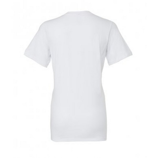 Bella + Canvas T-shirt avslappnad tröja för dam/dam XL Vit White XL