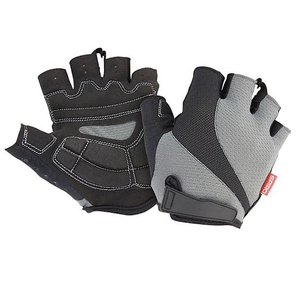 Spiro Unisex korta sport / cykelhandskar M grå/svart Grey/ Black M