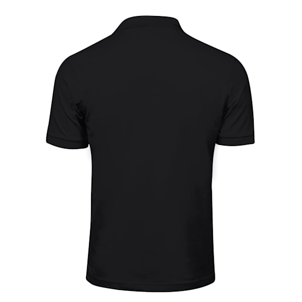 Tee Jays Herr Luxury Stretch Kortärmad Polotröja 5XL Svart Black 5XL