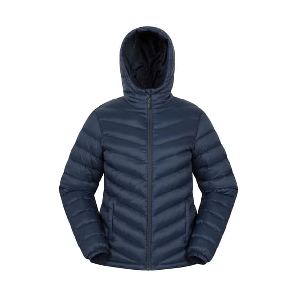 Mountain Warehouse Dam/Dam Seasons Vadderad Jacka 8 UK Blu Blue 8 UK