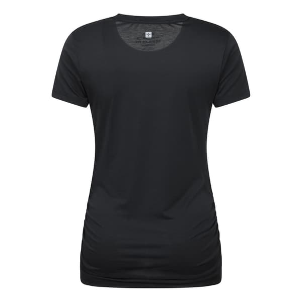 Mountain Warehouse Dam/Dam Active Ruched Lång T-shirt Black 16 UK