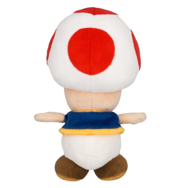 Super Mario Toad Plyschleksak En Storlek Vit/Röd White/Red One Size