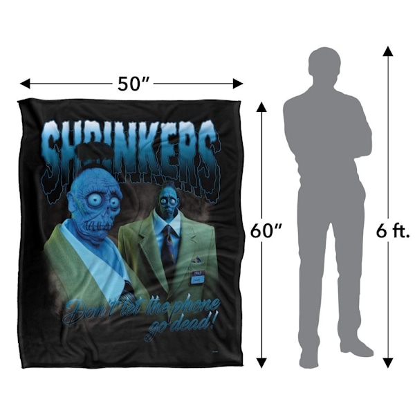 Beetlejuice Shrinkers Filt En Storlek Flerfärgad Multicoloured One Size