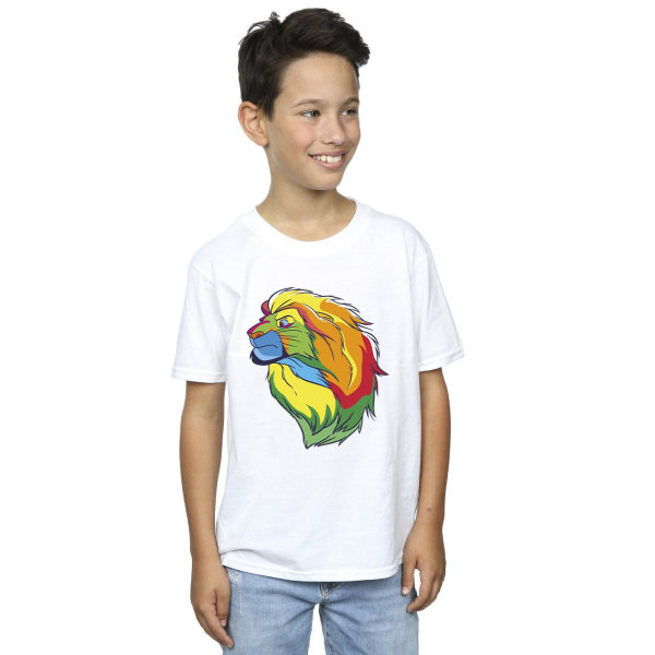 Disney Boys The Lion King Colors T-shirt 5-6 år Vit White 5-6 Years