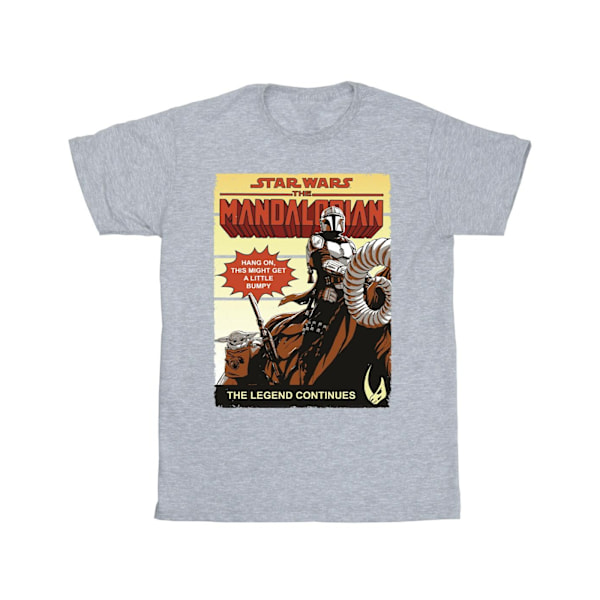 Star Wars The Mandalorian Herr Bumpy Ride T-shirt L Sports Grey Sports Grey L