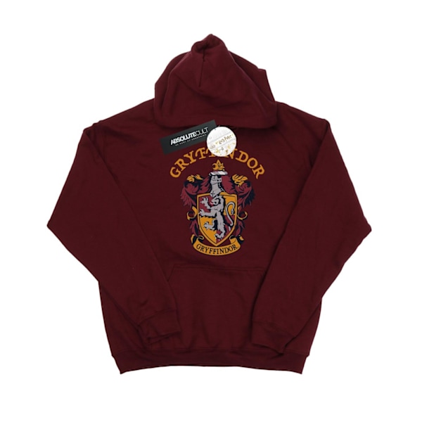 Harry Potter Dam/Kvinnor Gryffindor Crest Hoodie XXL Bourgogne Burgundy XXL