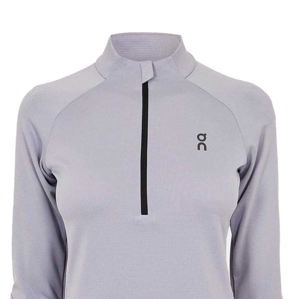 On Running Dam Climate Half Zip Långärmad Topp 14 U Lilac 14 UK
