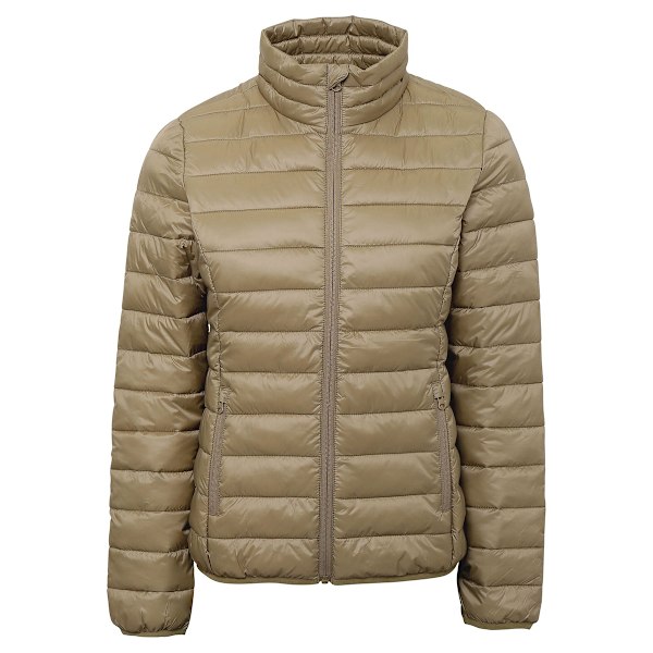 2786 Dam/Kvinnor Terrain Långärmad Vadderad Jacka XL Khaki Khaki XL