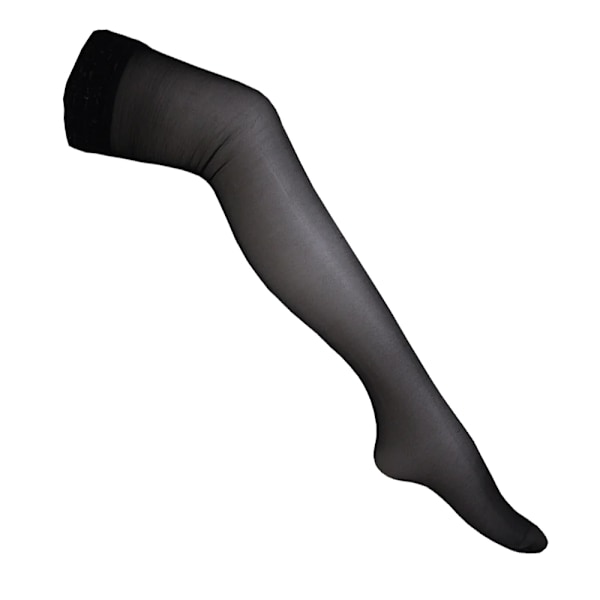 Couture Dam/Damer Lyxiga Djupa Spetsstrumpor S-M Black S-M