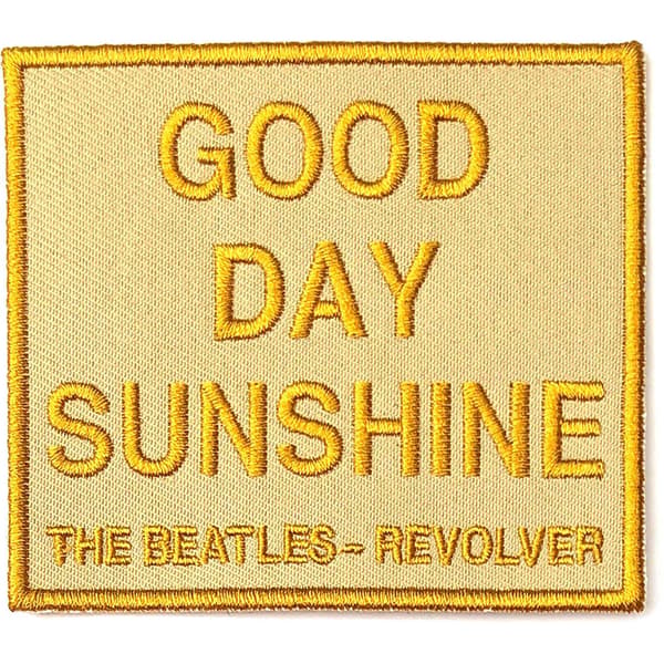 The Beatles Good Day Sunshine Patch One Size Gold Gold One Size