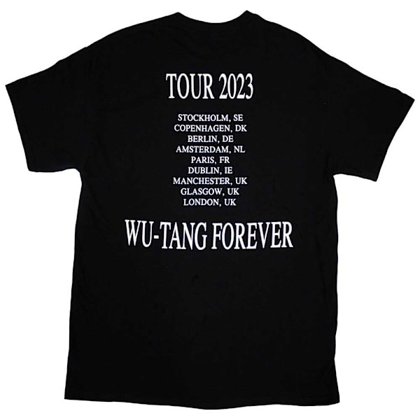 Wu-Tang Clan Unisex Vuxen Tour ´23 Wu-Tang Forever Baktryck T Black XXL