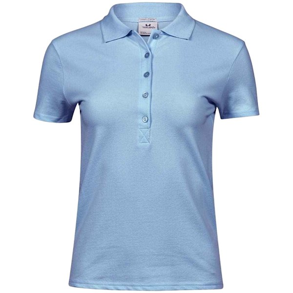 Tee Jays Dam/Dam Luxury Stretch Polo Shirt XXL Ljusblå Light Blue XXL