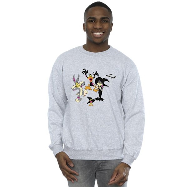 Looney Tunes Herr Halloween Friends Sweatshirt M Sports Grey Sports Grey M