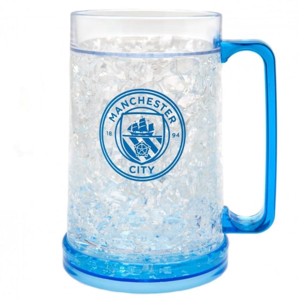 Manchester City FC officiella fotbollstankard One Size C Clear/Dark Blue One Size