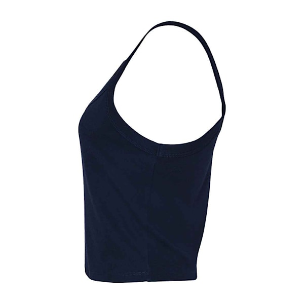 Bella + Canvas Dam/Kvinnor Spaghetti Linne L Enfärgad N Solid Navy L
