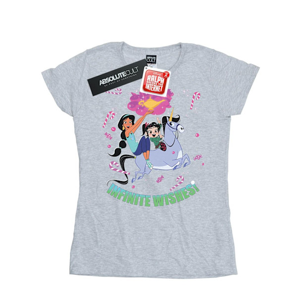Disney Dam/Damer Wreck It Ralph Jasmine Och Vanellope Cotto Sports Grey S