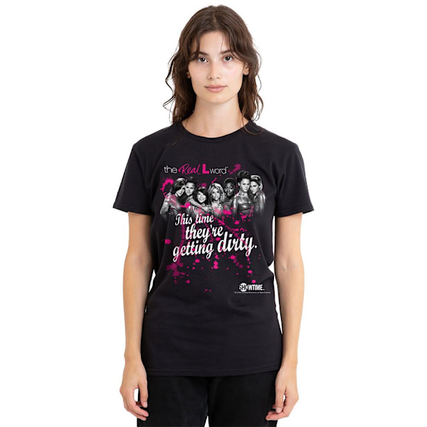 The Real L Word Unisex Vuxen Dirty T-Shirt M Svart Black M