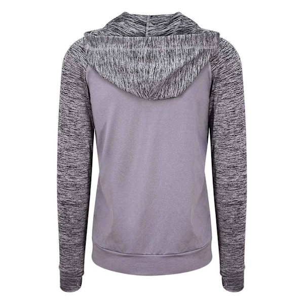 AWDis Just Cool Herr Kontrast Zoodie M Grå/Grå Melange Grey/Grey Melange M