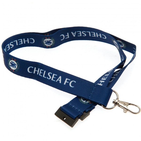 Chelsea FC Unisex Vuxen Lanyard En Storlek Blå Blue One Size