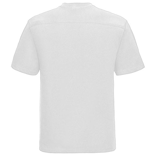 Russell Europe Herr Workwear Kortärmad Bomull T-shirt L Vit White L