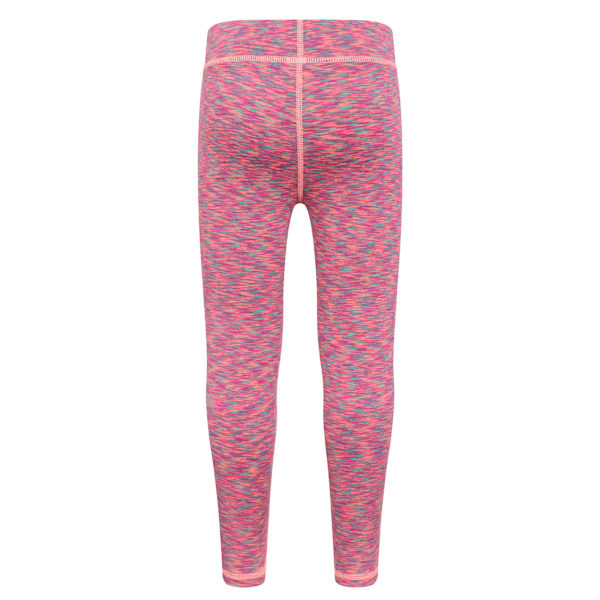 Mountain Warehouse Flickor Kayleigh II Space Dye Leggings 7-8 År Orange 7-8 Years