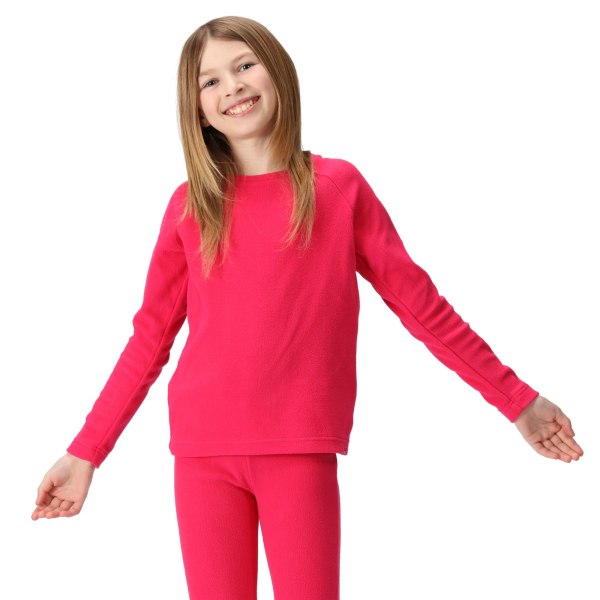 Regatta Childrens/Kids Thermal Base Layer Topp 11-12 år Rosa Pink Potion 11-12 Years