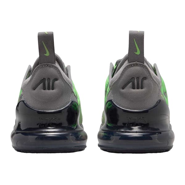 Nike Barn Air Max 270 Träningsskor 2 UK Grå/Volt Grey/Volt 2 UK