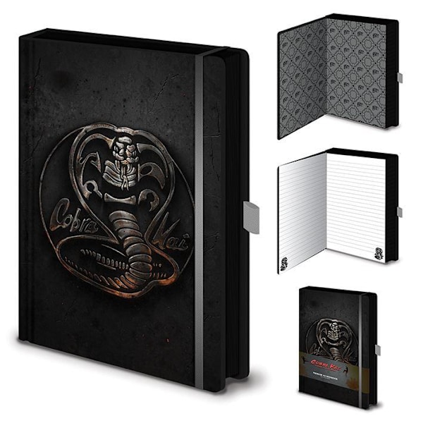 Cobra Kai Badge A5 Notebook A5 Svart Black A5