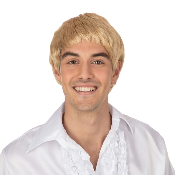 Bristol Novelty Herr 60-tals Peruk En Storlek Blond Blond One Size