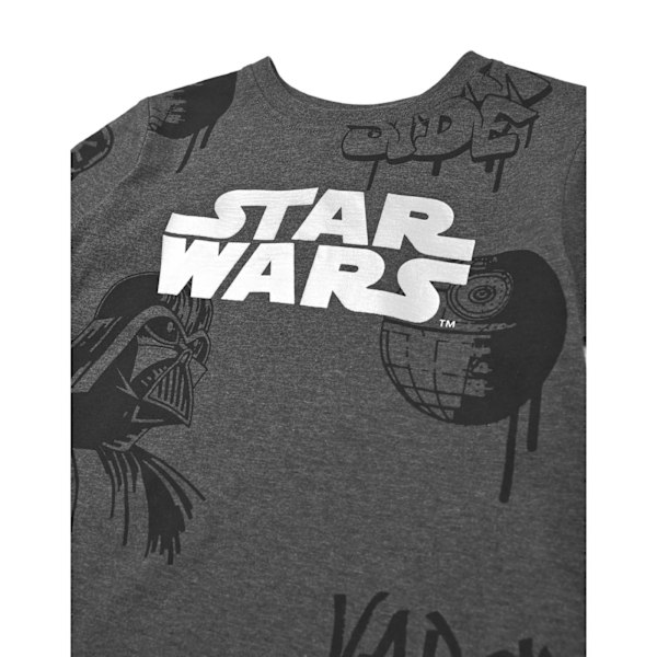 Star Wars Pojkar Darth Vader T-shirt 5-6 år Grå Grey 5-6 Years