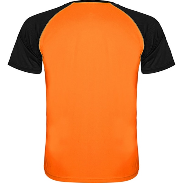 Roly Unisex Vuxen Indianapolis Kortärmad Sport T-shirt M S Solid Black M