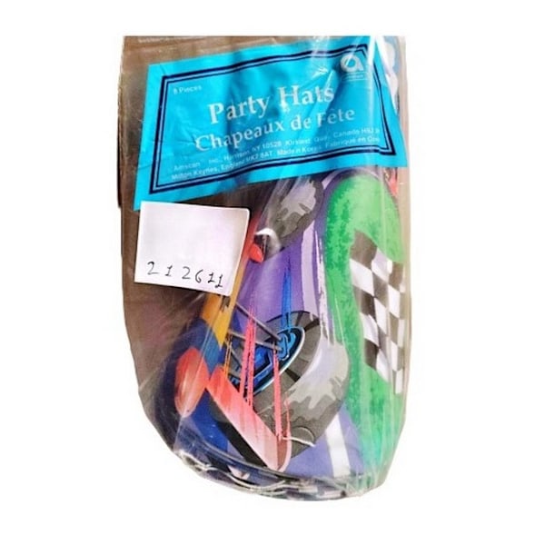 Amscan Partyhattar (8-pack) En Storlek Flerfärgad Multicoloured One Size