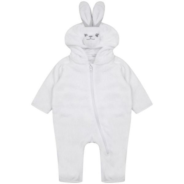 Larkwood Babies Rabbit Design allt i ett 12-18 månader vit White 12-18 Months
